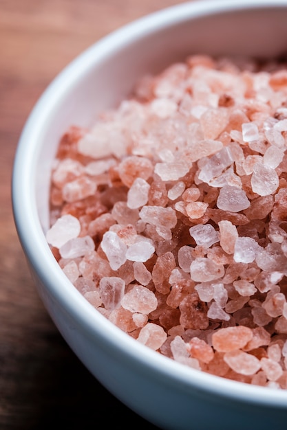 Pink himalayan salt