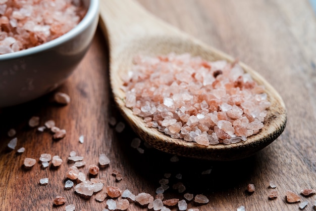 Pink himalayan salt