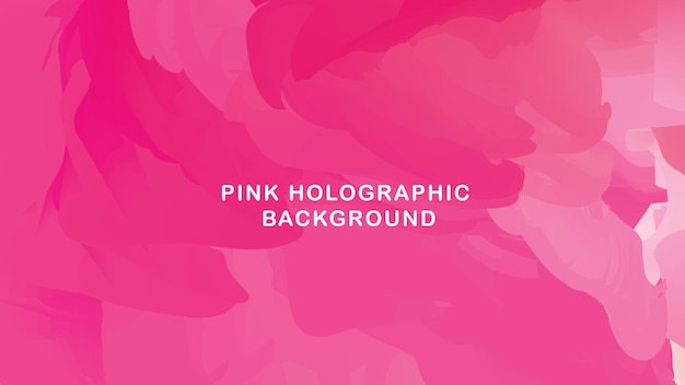 Pink holographic background