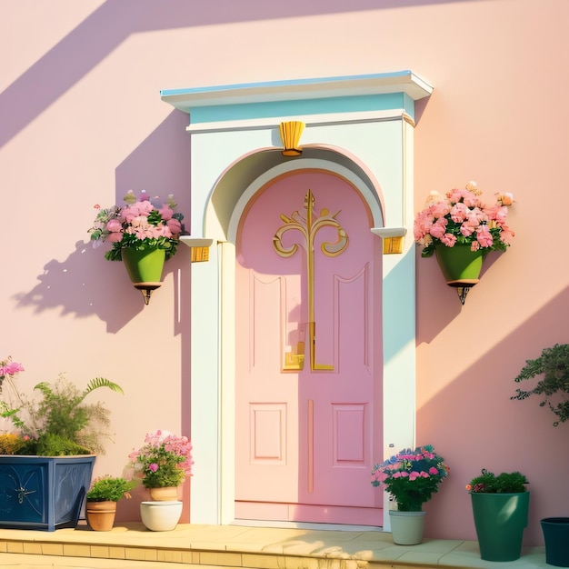 Pink House Door Pink Door Pink House