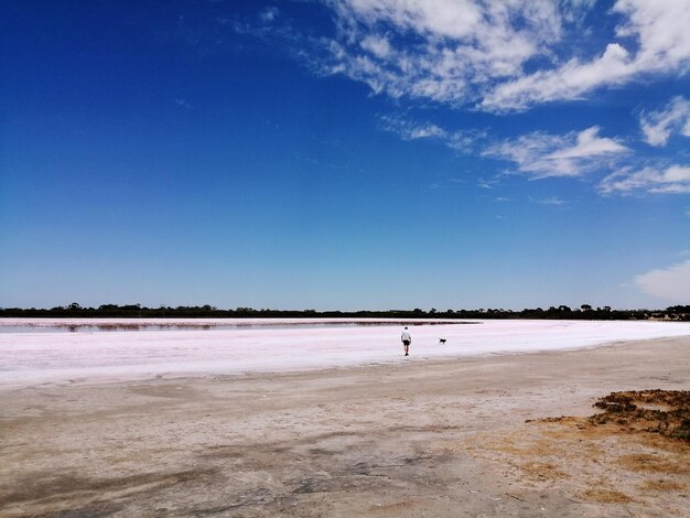 pink lake