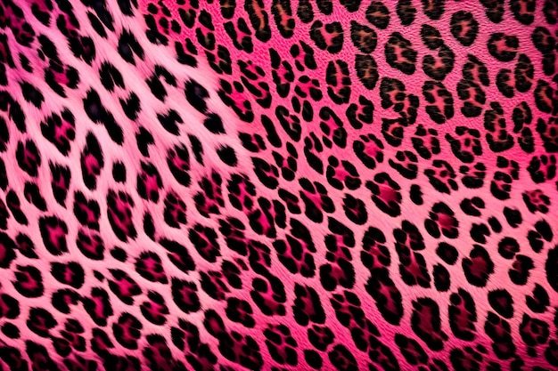 Pink leopard skin texture