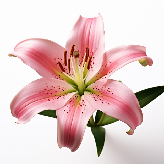 Photo pink lilly stock photo