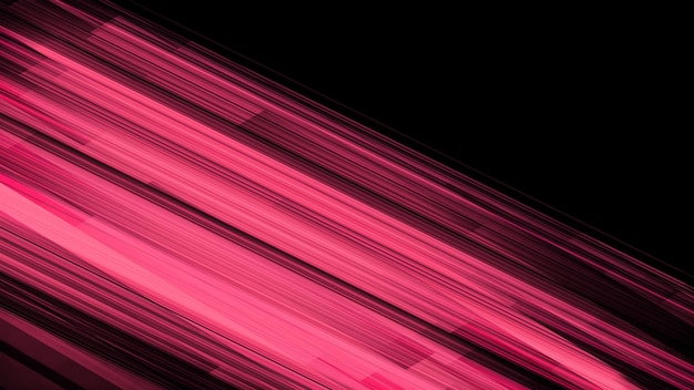 Pink lines on a black background