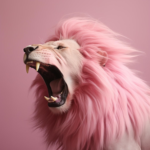 Pink Lion