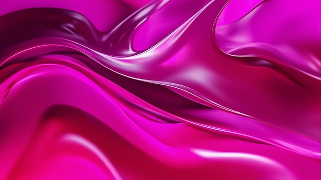 A pink liquid with a purple background