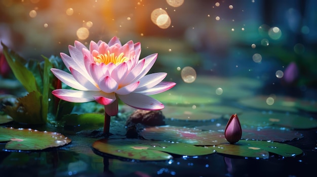 pink lotus flower free photo HD background