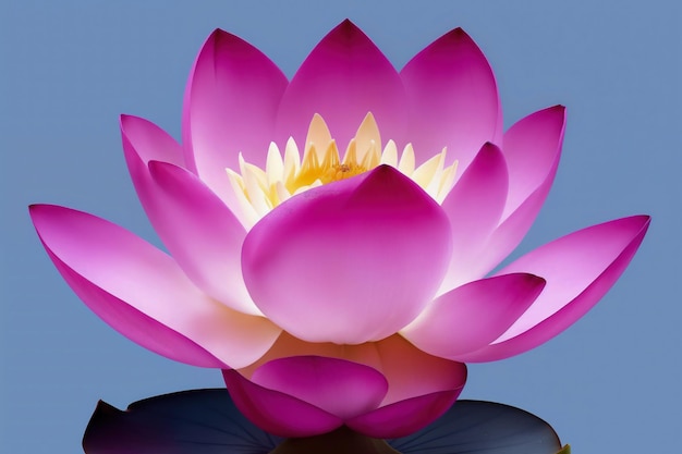 A pink lotus flower with a black background