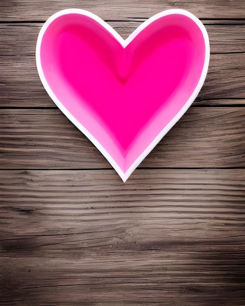 Pink Love Heart Shape Background