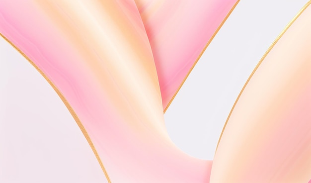 Pink marble pastel gradient background with golden lines