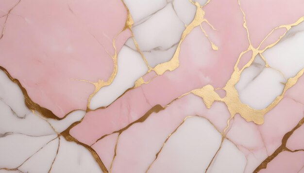 a pink marble with gold and pink marble