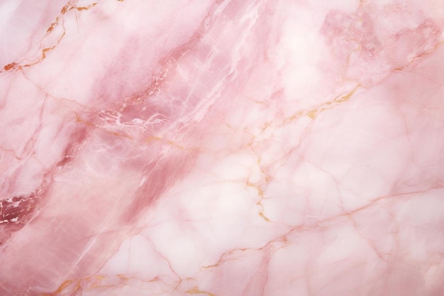 a pink marble with a gold stripe on it