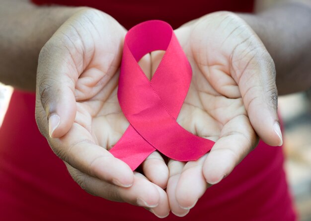 Foto campagna di sensibilizzazione sul cancro al seno della campagna di ottobre rosa