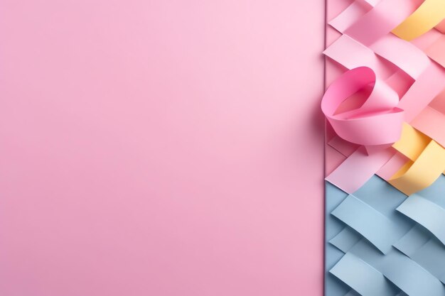 Фото Розовая или фиолетовая лента как символ осведомленности о раке молочной железы или эпилепсии и пространство для копирования всемирный день борьбы с раком