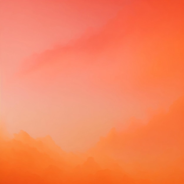 A pink and orange background with a cloud in the sky.