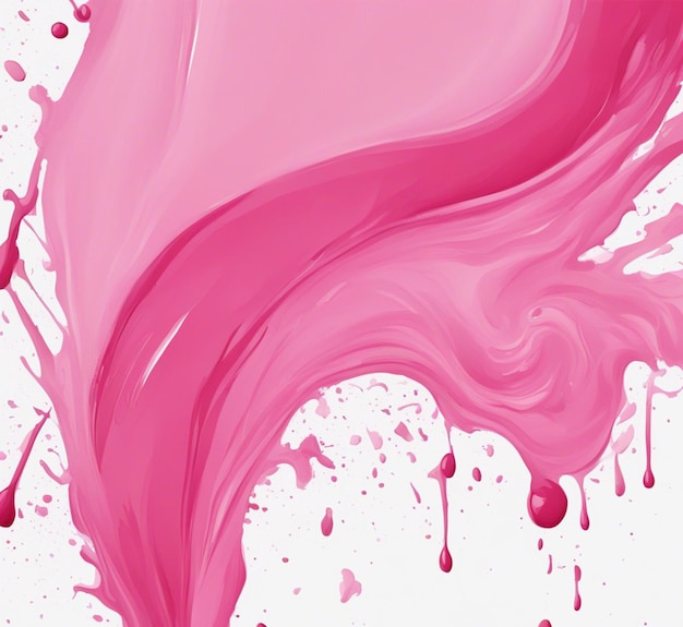 Pink paint dripping