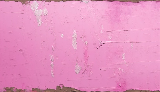 A pink painting with a pink background and the word pink on it.