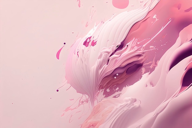 Pink pastel abstract wave wallpaper