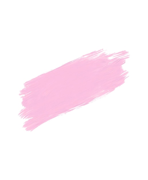 Фото Розовый пастельный мазок, выделенный на белом