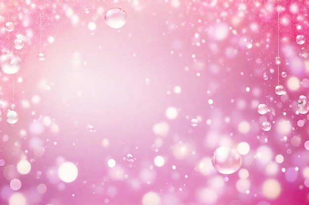 pink pastel bubbles Abstract background ai generative