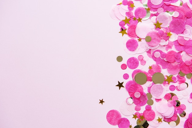 Pink pastel festive background