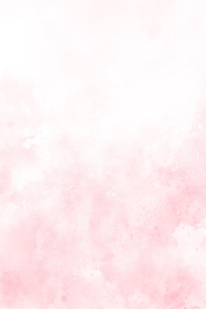 Photo pink pastel watercolor painting background splash watercolor brush design