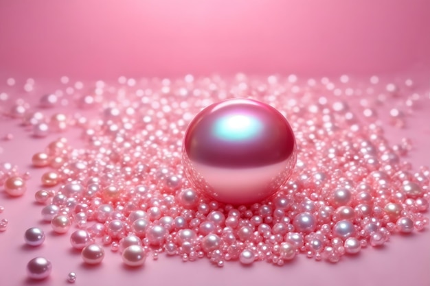 Pink pearl background pearl background pearl wallpaper pink pearl wallpaper ai generative