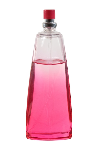 Pink perfume bottle