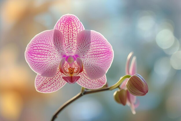 분홍색 Phalaenopsis 오키디