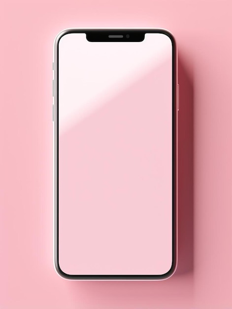 Photo a pink phone with the time of 12  00 on it