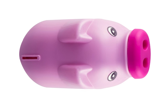 Pink piggy bank