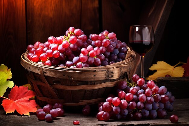 A pink plate full of green delicious grapes