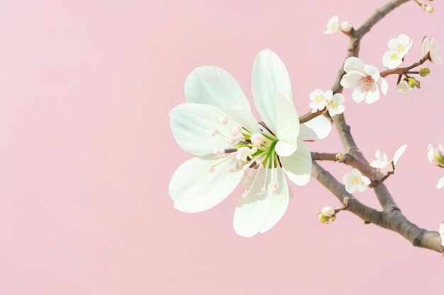 Pink Plum Peach Blossom Cherry Blossom Background Wallpaper Illustration Petals Creative