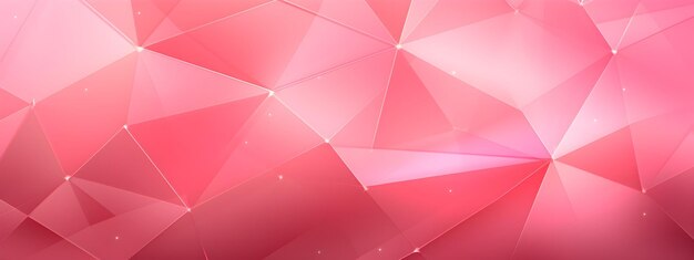 Photo pink polygon banner background