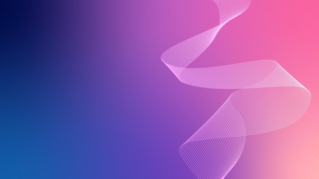 A pink and purple background with a swirl of light.