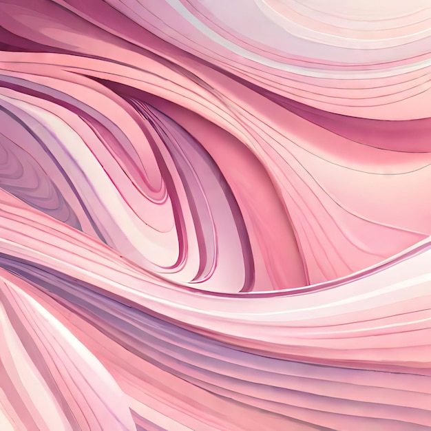 A pink and purple background with a wavy pattern.