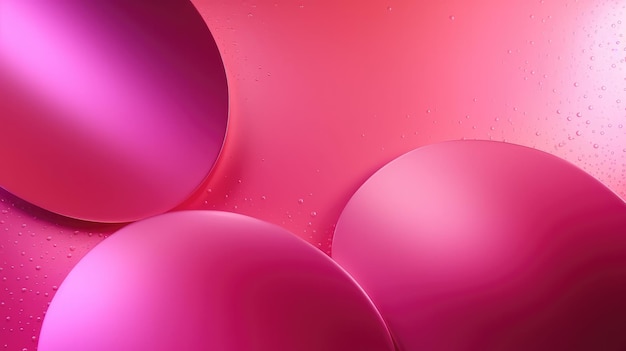 Pink and purple balls on a red background