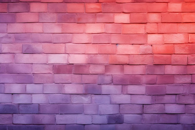 Pink and purple brick wall texture or background