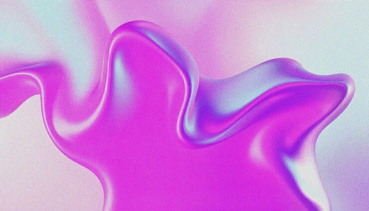 Photo a pink and purple colored liquid with a white background