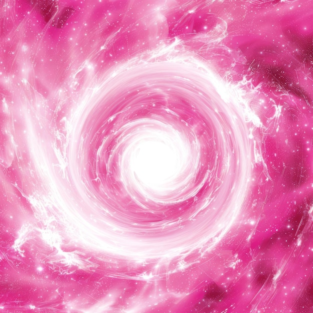 Photo a pink and purple galaxy with a pink background and a space like design