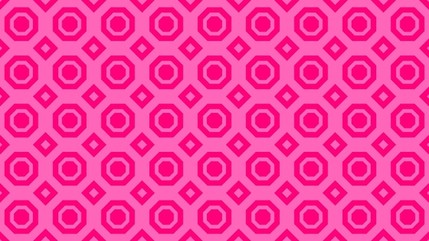 pink and purple geometric pattern on a pink background.