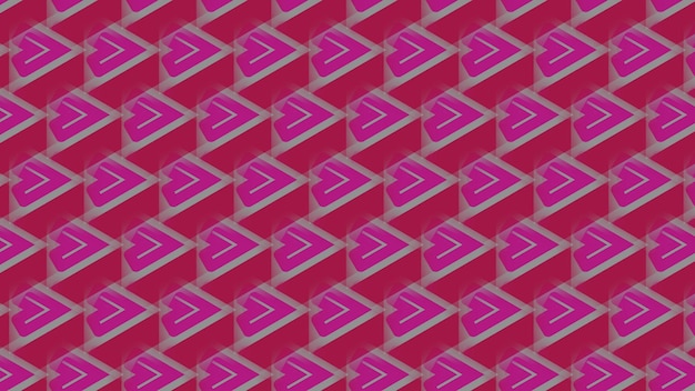 pink and purple geometric patterns on a pink background.