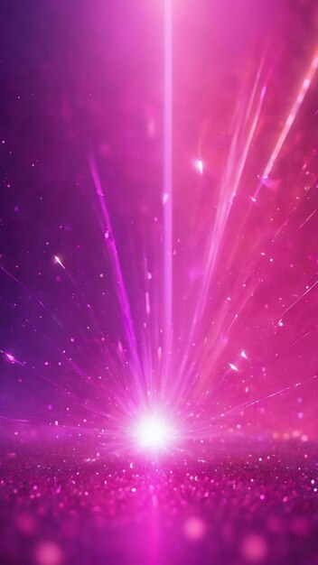 Pink and purple lens flare particles abstract background