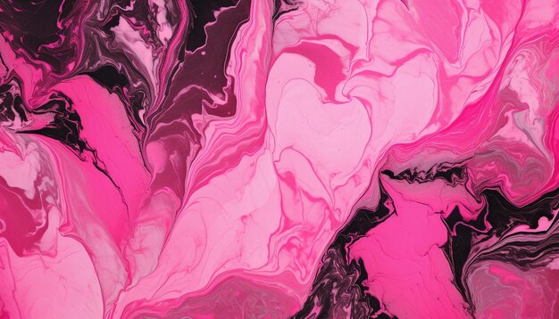 A pink and purple painting marble