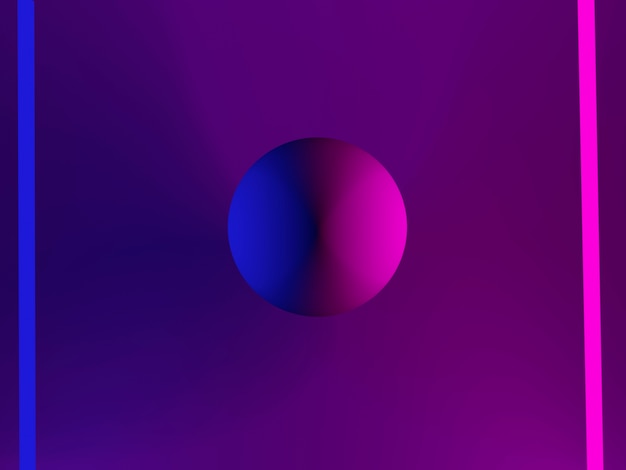 pink and purple spheres