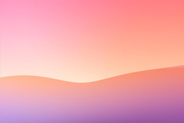 A pink and purple sunset with a mountain in the background