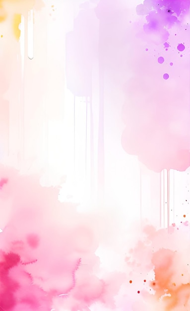 Pink and purple watercolor background with a purple and pink background