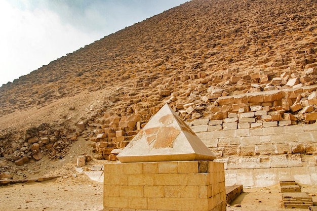 Pink Pyramid of Pharaoh Snofru in Dakhshur