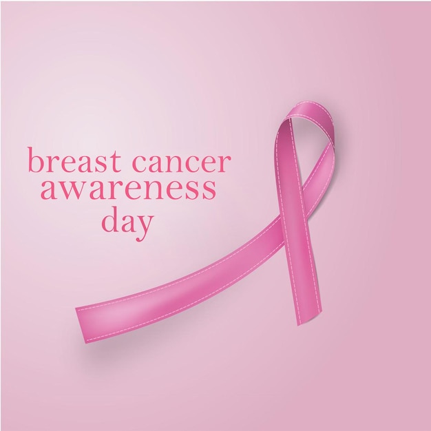 Розовая лента ко Дню осведомленности о раке молочной железы