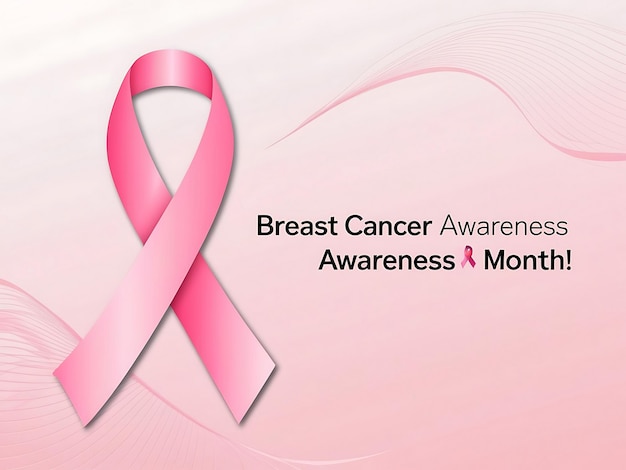 pink ribbon for breast cancer awareness